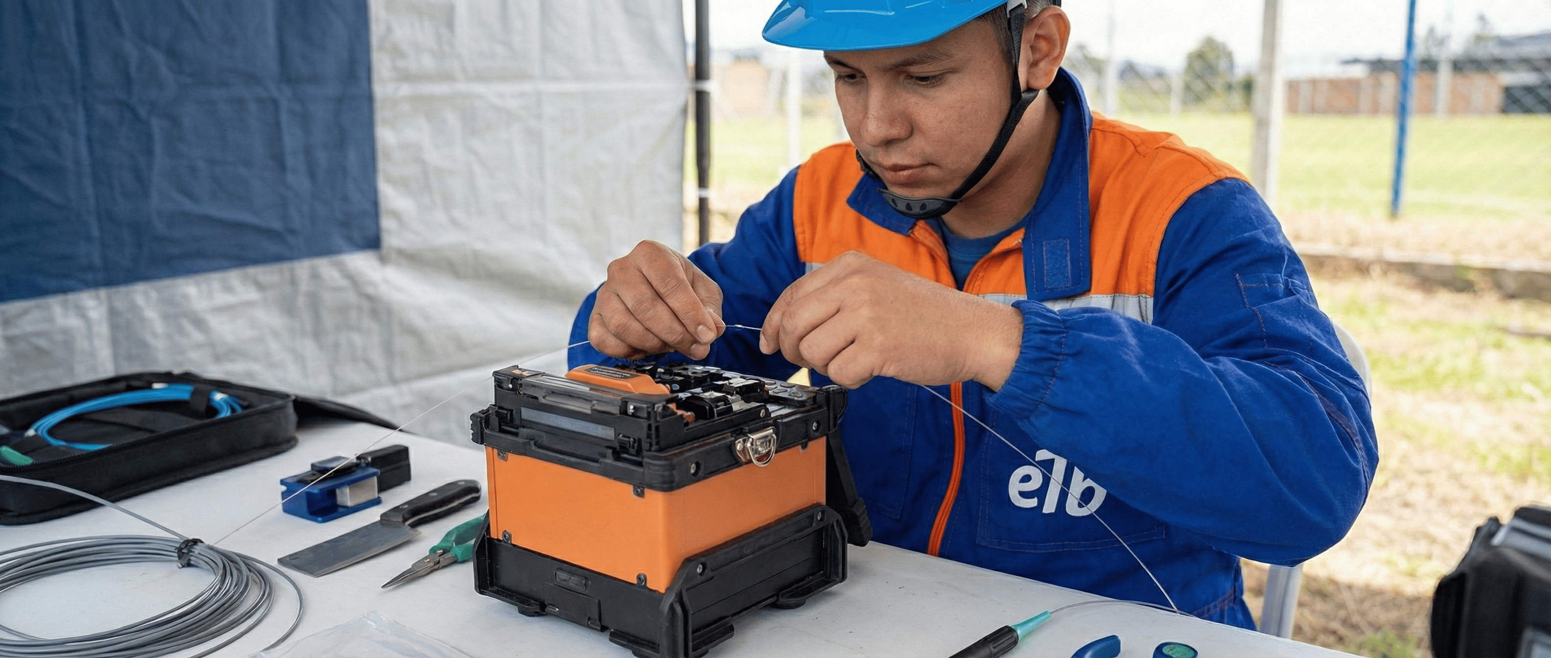 AUXILIAR DE EMPALMERIA FTTH con Moto